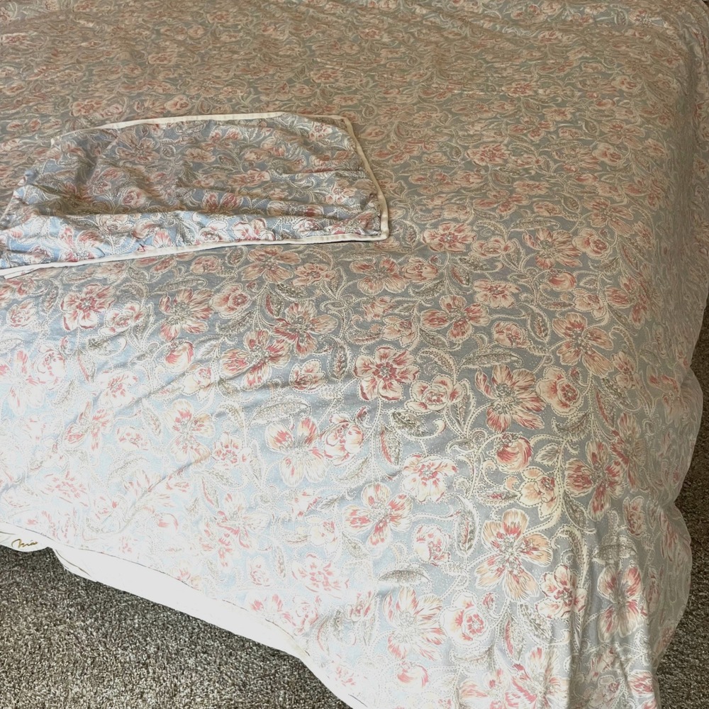 Lauren Ralph Lauren Floral Duvet Cover 1 Standard Sham Size Full Reversible